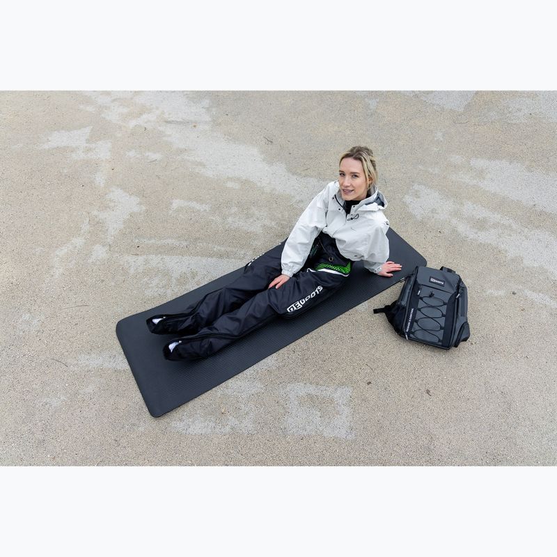 Nohavice na regeneráciu REBOOTS Go X Straight Cut black/white/green 16