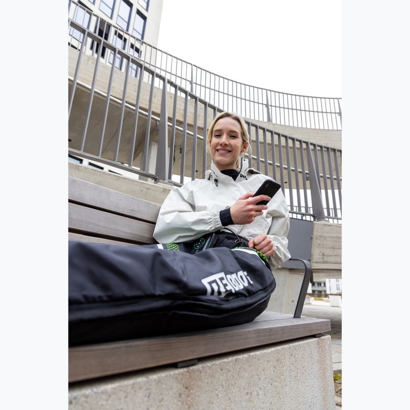 Nohavice na regeneráciu REBOOTS Go X Straight Cut black/white/green 17