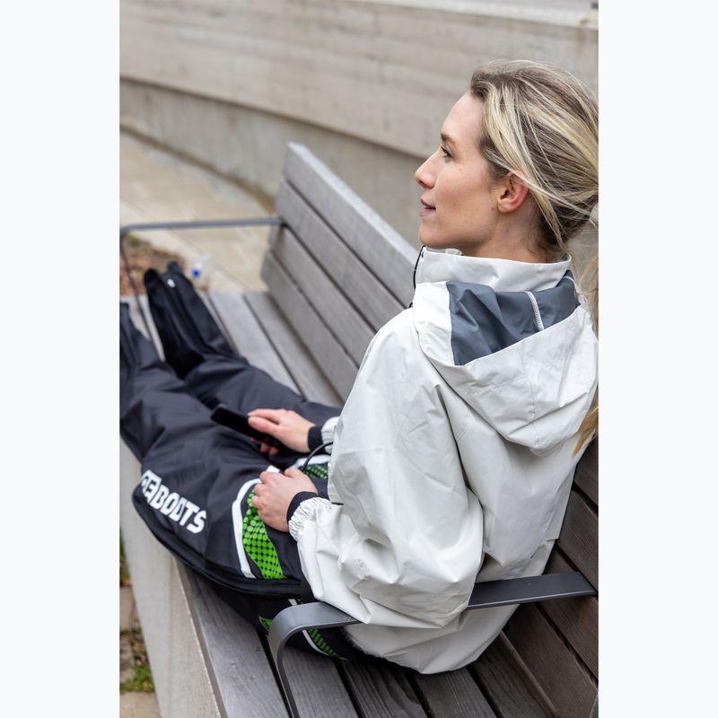 Nohavice na regeneráciu REBOOTS Go X Straight Cut black/white/green 18