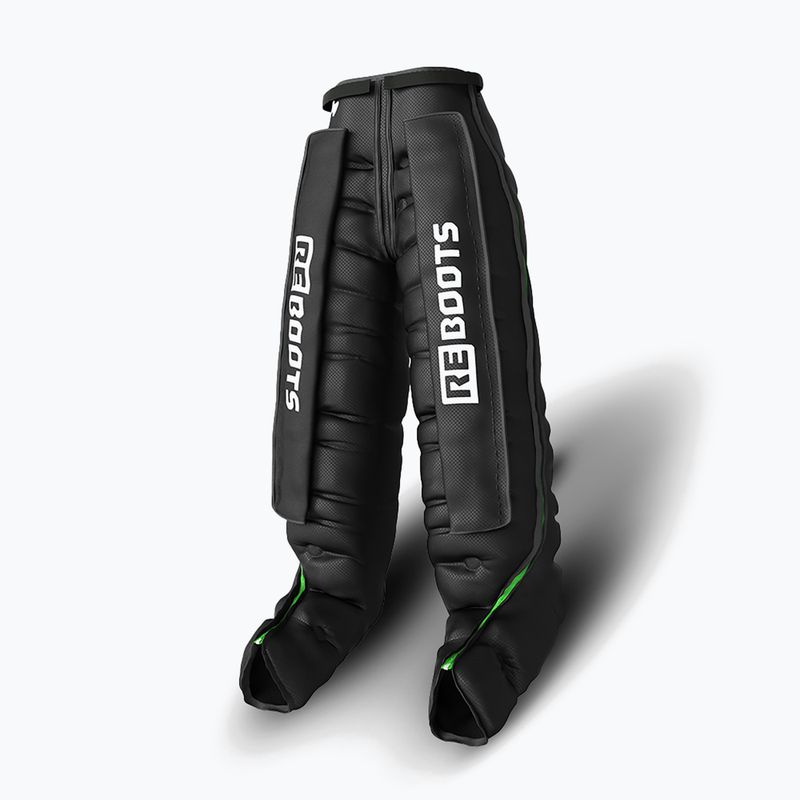 Nohavice na lymfodrenáž REBOOTS Go Lite Recovery Pants 2.0 2025 Edition black/white/green 2