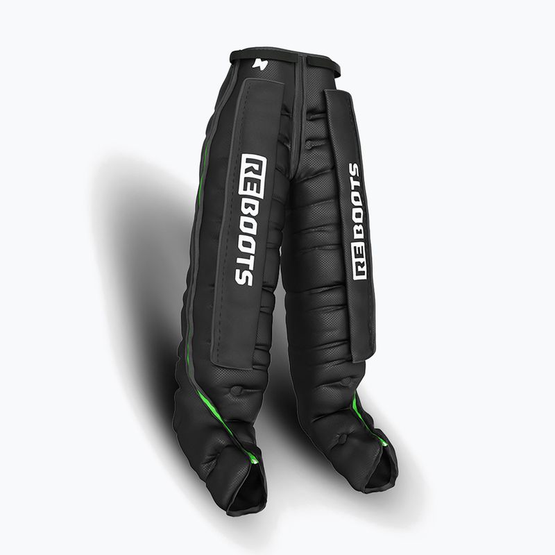 Nohavice na lymfodrenáž REBOOTS Go Lite Recovery Pants 2.0 2025 Edition black/white/green 4