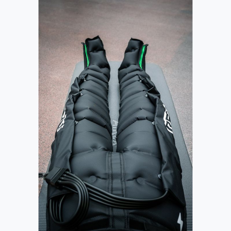 Nohavice na lymfodrenáž REBOOTS Go Lite Recovery Pants 2.0 2025 Edition black/white/green 11