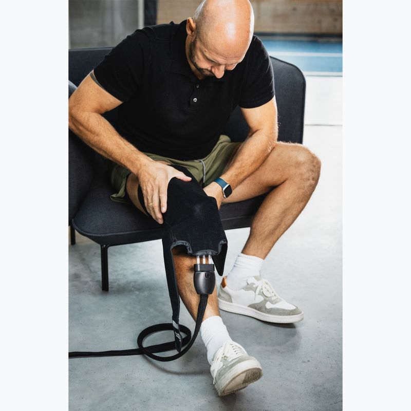 Manžeta na kryoterapiu s kompresiou REBOOTS Knee black 9