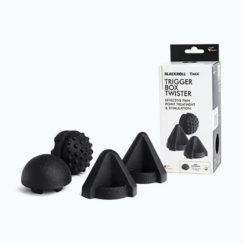 Sada nástavcov pre masážny prístroj BLACKROLL Trigger Twister black 2