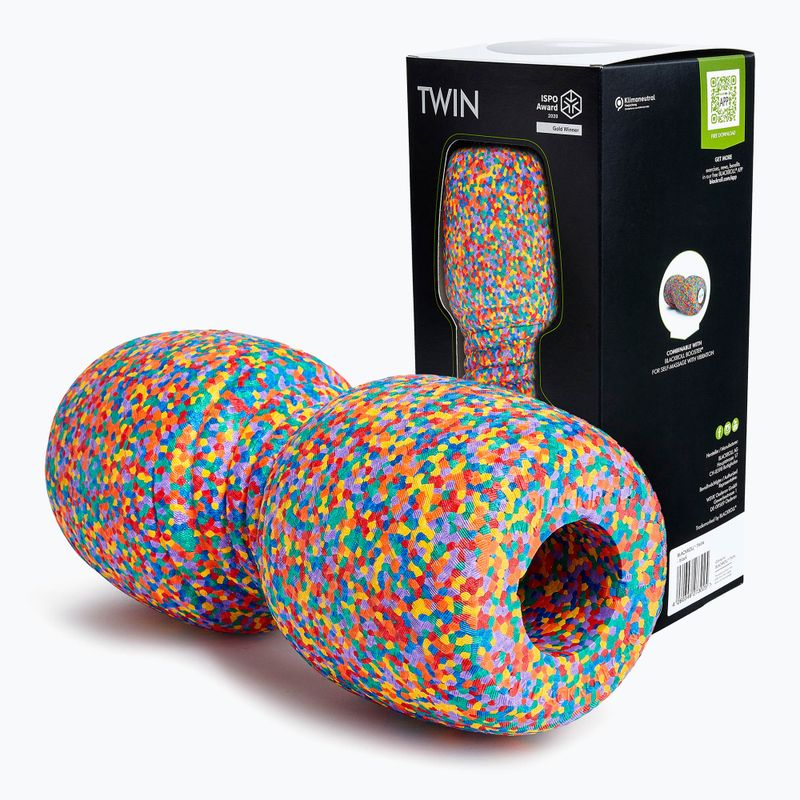 Masážny valček BLACKROLL Twin rainbow 2