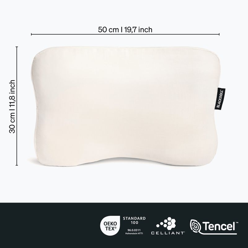 Obliečka na vankúš BLACKROLL Premium Comfort Pillow off white 3