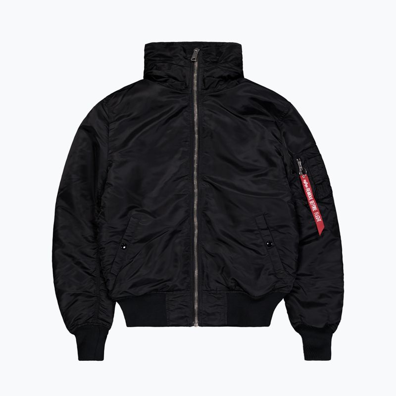 Pánska bunda Alpha Industries MA-1 Hooded Bomber black 6