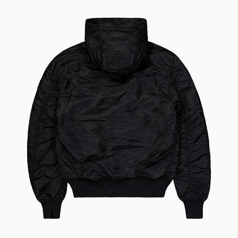 Pánska bunda Alpha Industries MA-1 Hooded Bomber black 7