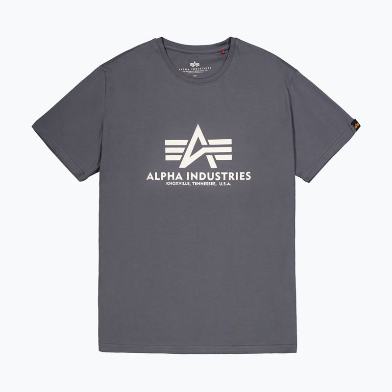 Pánske tričko Alpha Industries Basic greyblack 8