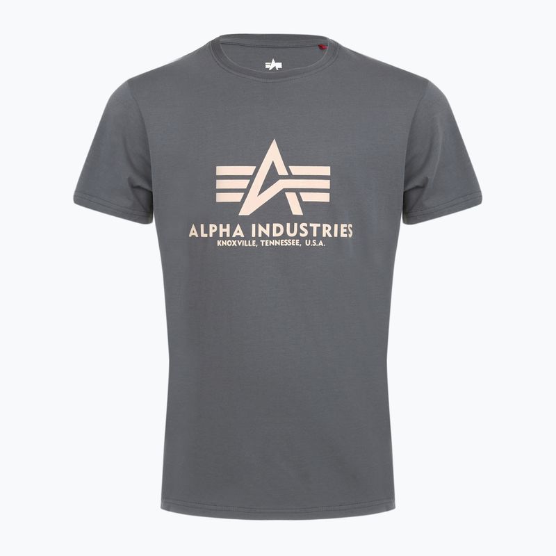 Pánske tričko Alpha Industries Basic greyblack 5
