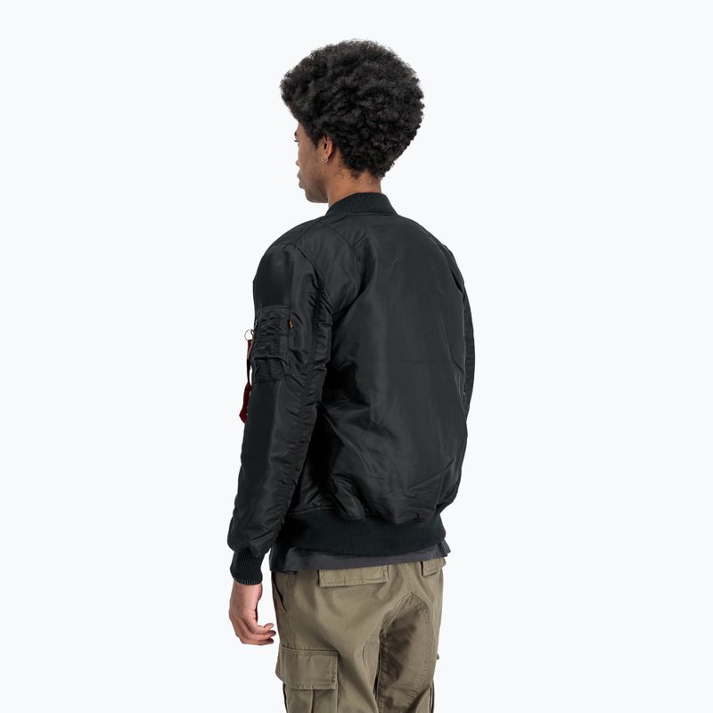 Pánska bunda Alpha Industries MA-1 VF 59 Long Vintage Fit black 3