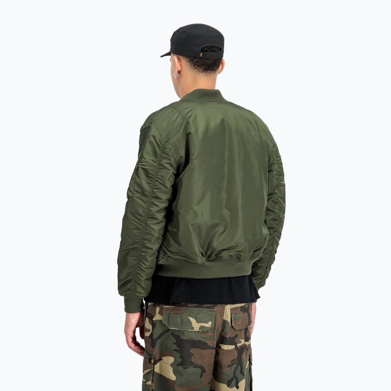 Pánska bunda Alpha Industries MA-1 VF 59 Vintage Fit Bomber dark green 3