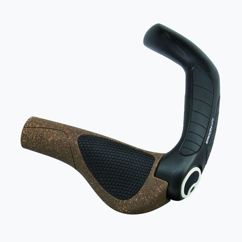 Gripy na riadidlá Ergon GP5 Biokork brown/black