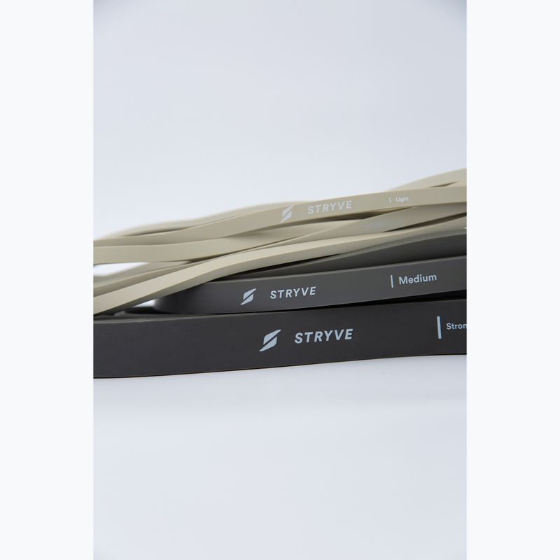 Sada posilňovacíc h gúm STRYVE Power Band 3 pack blackgrey/beige 5