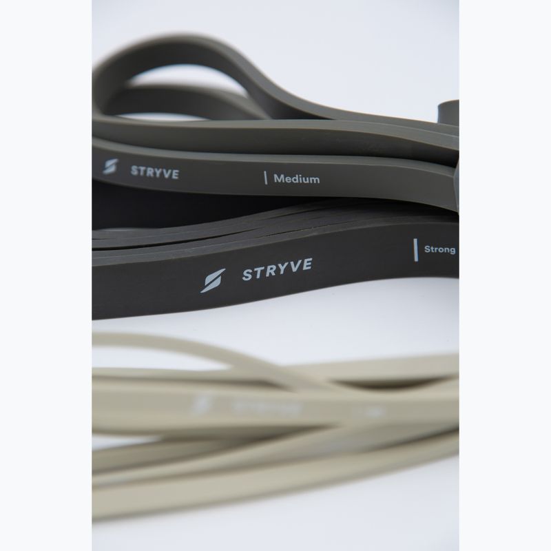 Sada posilňovacíc h gúm STRYVE Power Band 3 pack blackgrey/beige 6