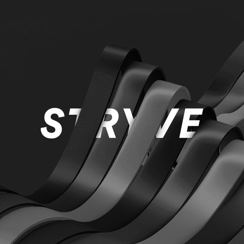 Sada posilňovacíc h gúm STRYVE Power Band 3 pack blackgrey/beige 7