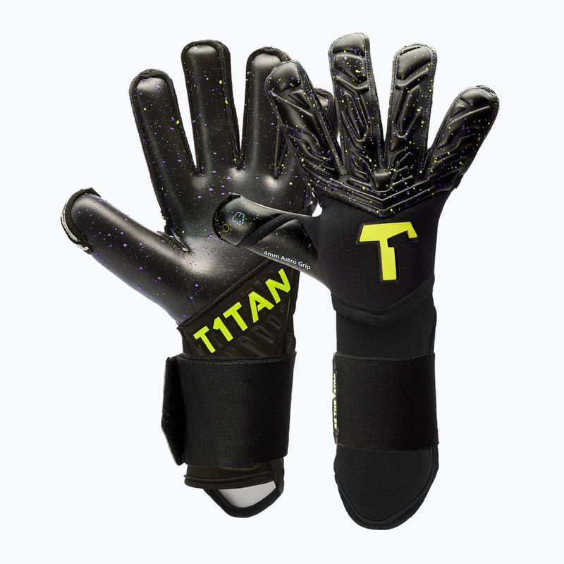 Detské brankárske rukavice T1TAN Alien Galaxy FP black 2