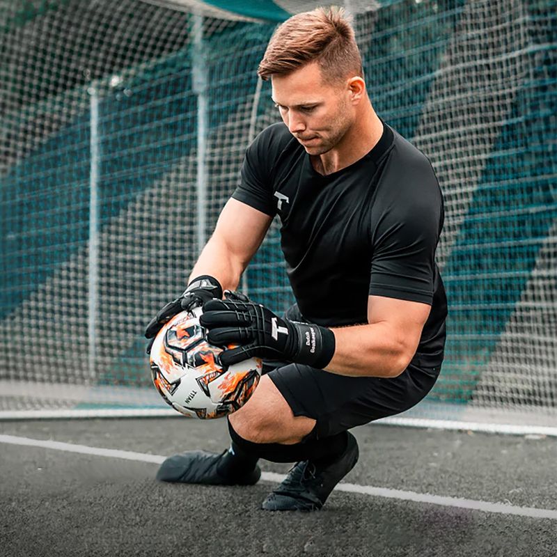 Detské brankárske rukavice T1TAN Black Beast 3.0 black 2