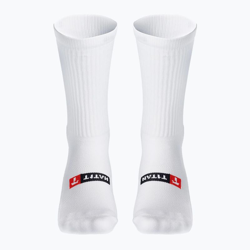 Futbalové ponožky T1TAN Grip Socks white 3