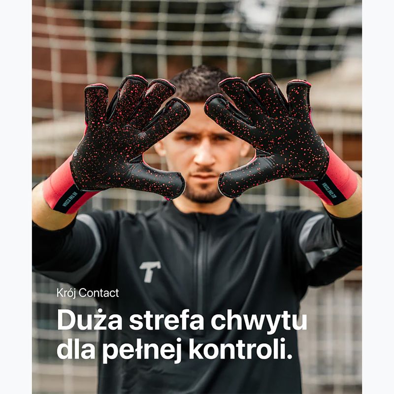 Brankárske rukavice T1TAN Rebel 2.0 Solar Red red 5