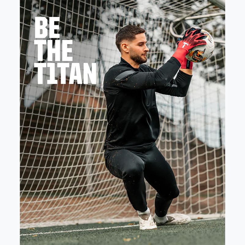 Brankárske rukavice T1TAN Rebel 2.0 Solar Red red 9