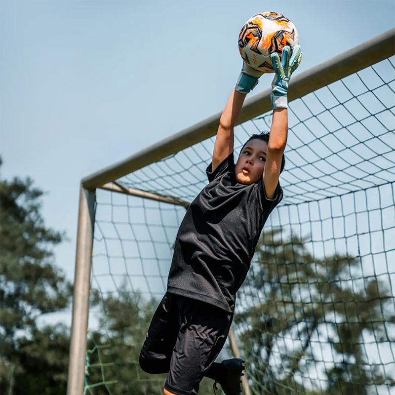 Detské brankárske rukavice T1TAN Rebel 2.0 Sky Blue Junior sky blue/white 4