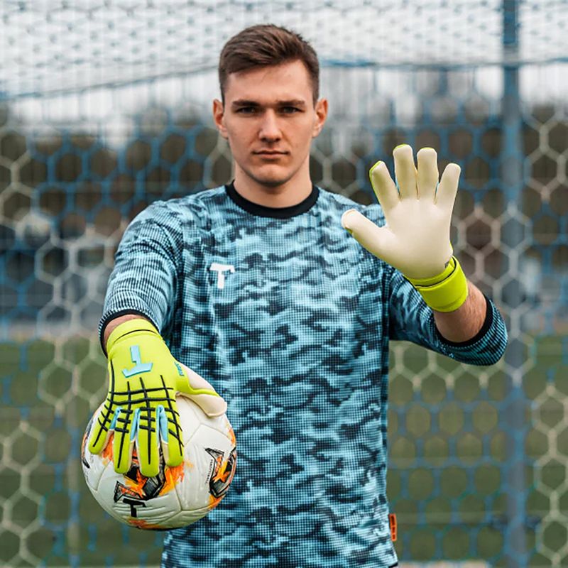 Brankárske rukavice T1TAN Fluo Beast 3.0 fluo yellow/white 3