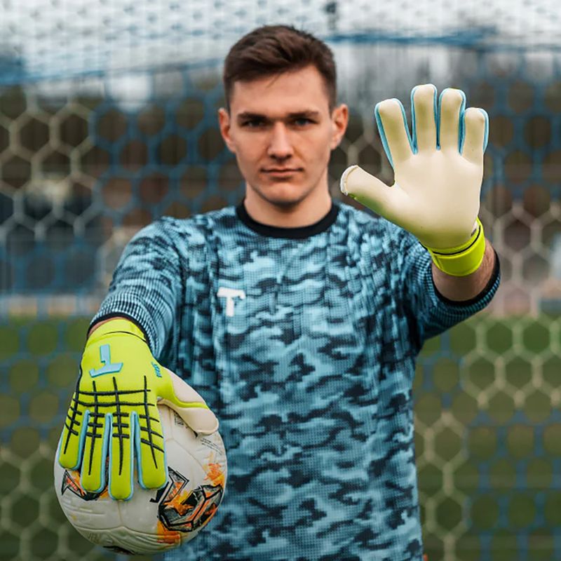 Brankárske rukavice T1TAN Fluo Beast 3.0 FP fluorescent yellow/white 3