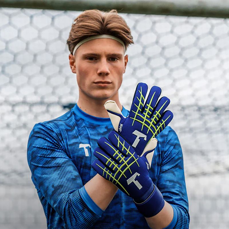 Brankárske rukavice T1TAN Blue Beast 3.0 blue/white 2