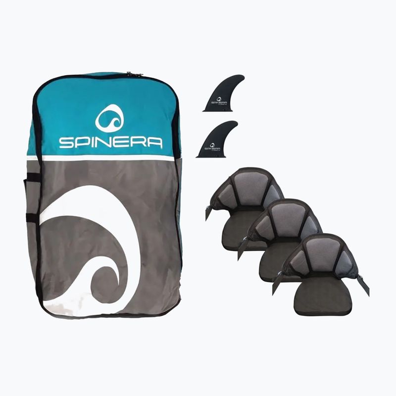 Nafukovací kajak pre 3 osoby SPINERA Hybris 475 teal/white/grey 6