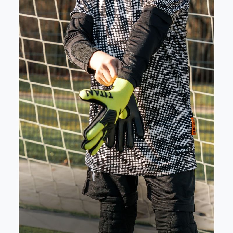 Brankárske rukavice T1TAN AROX 1.0 yellow 4