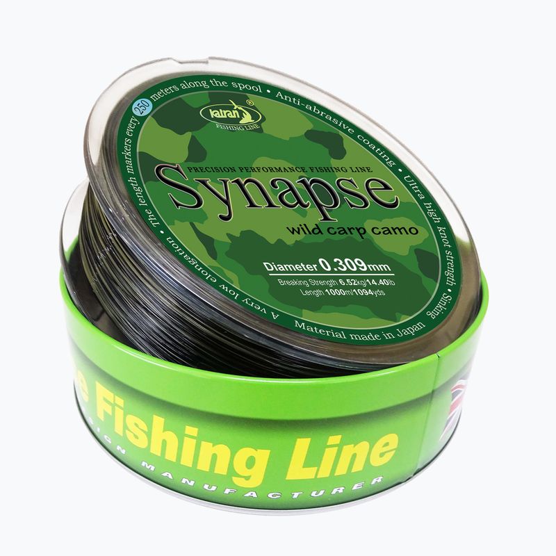 Katran Synapse Wild Carp Camo kaprový vlasec zelený 2
