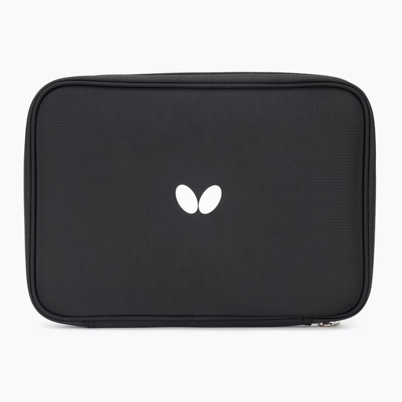 Butterfly Logo obdĺžnik čierny kryt rakety na stolný tenis 2