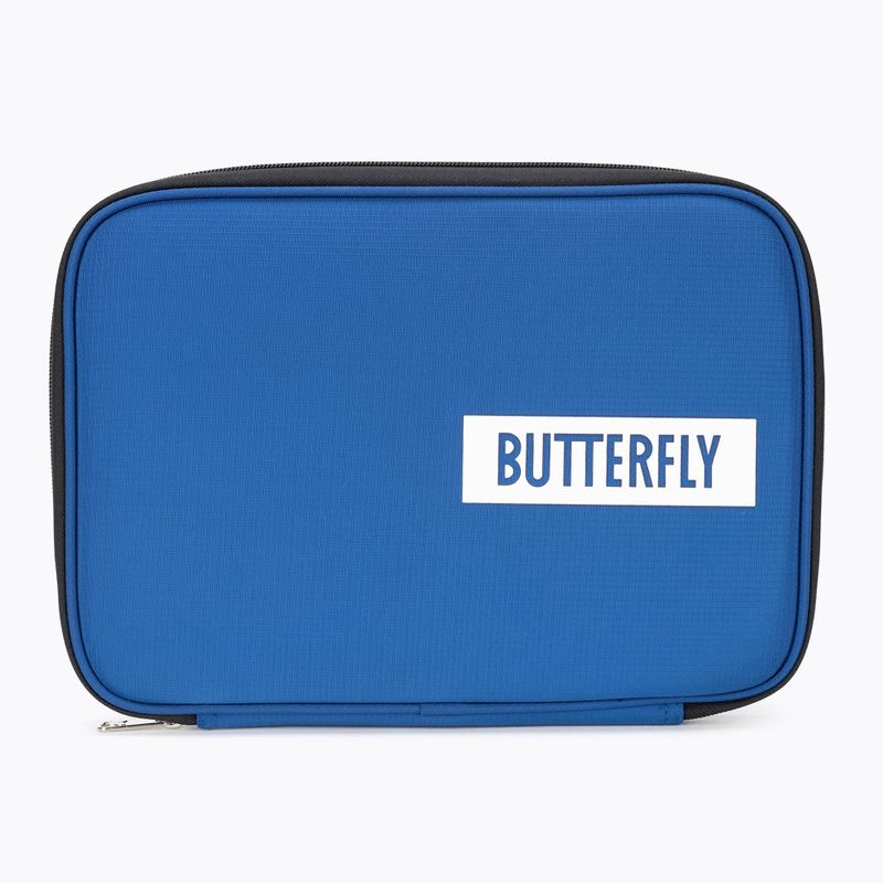 Butterfly Logo kryt na raketu na stolný tenis modrý