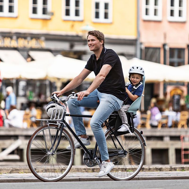 Zadné rámové sedadlo na bicykel URBAN IKI modré U-214003 9