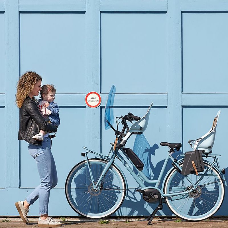 Zadné rámové sedadlo na bicykel URBAN IKI modré U-214003 10