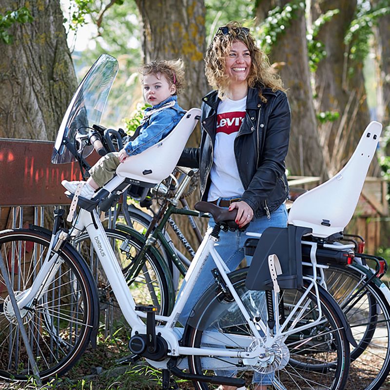 URBAN IKI sedadlo na zadný rám bicykla biele U-214058 9