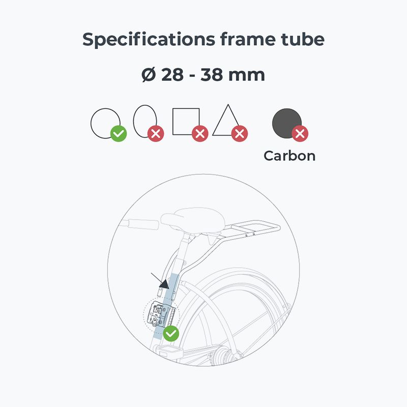 Sedačka na bicykel Urban Iki U-me black/black 3