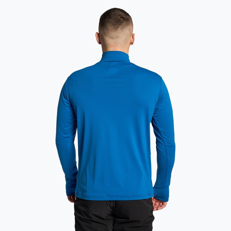 Pánska lyžiarska mikina Descente Descente 1/4 Zip 52 modrá DWMUGB28 2