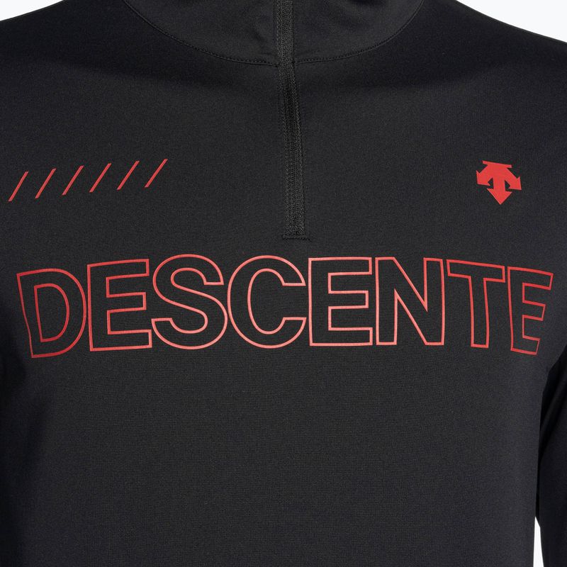Pánska lyžiarska mikina Descente Descente 1/4 Zip 93 čierna DWMUGB28 3