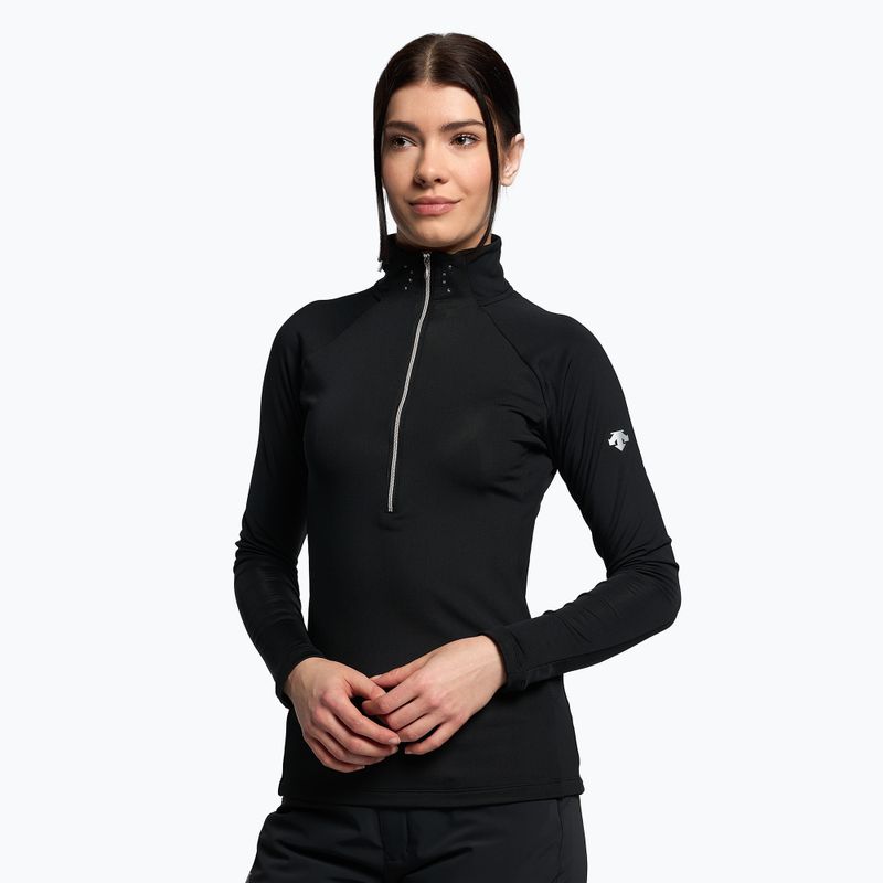 Dámska lyžiarska mikina Descente Sylvia 93 čierna DWWUGB25