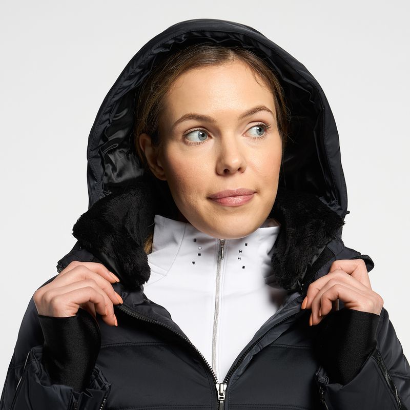 Dámska lyžiarska bunda Descente Maribel 93 čierna DWWUGK1 5