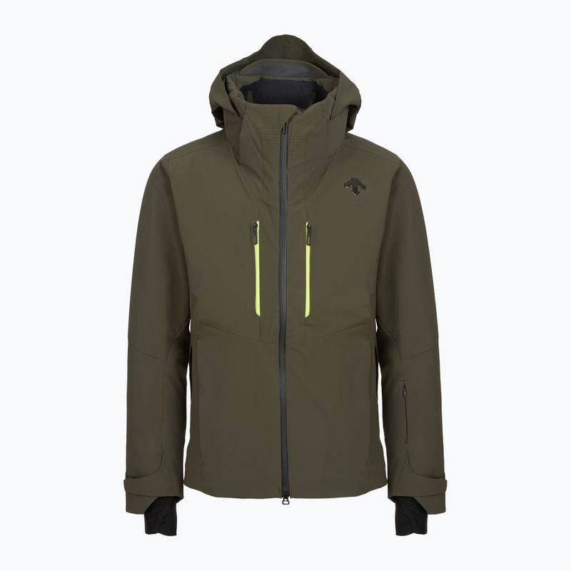 Pánska lyžiarska bunda Descente Swiss sturdy green
