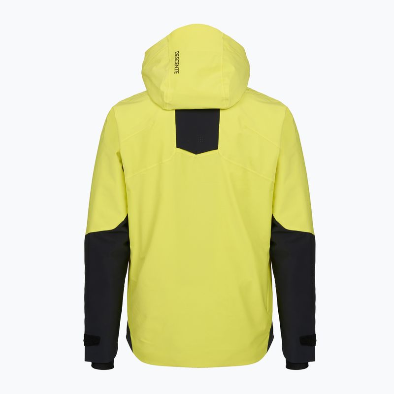 Pánska lyžiarska bunda Descente Shoulder Padd black/green 2