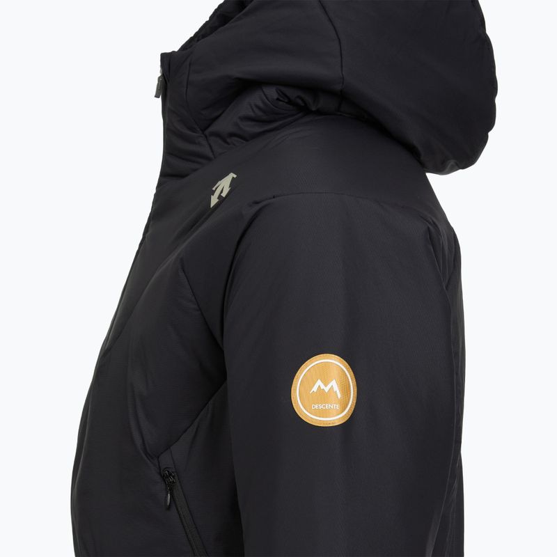 Pánska lyžiarska bunda Descente Light Insulation Hoodie dark grey 5