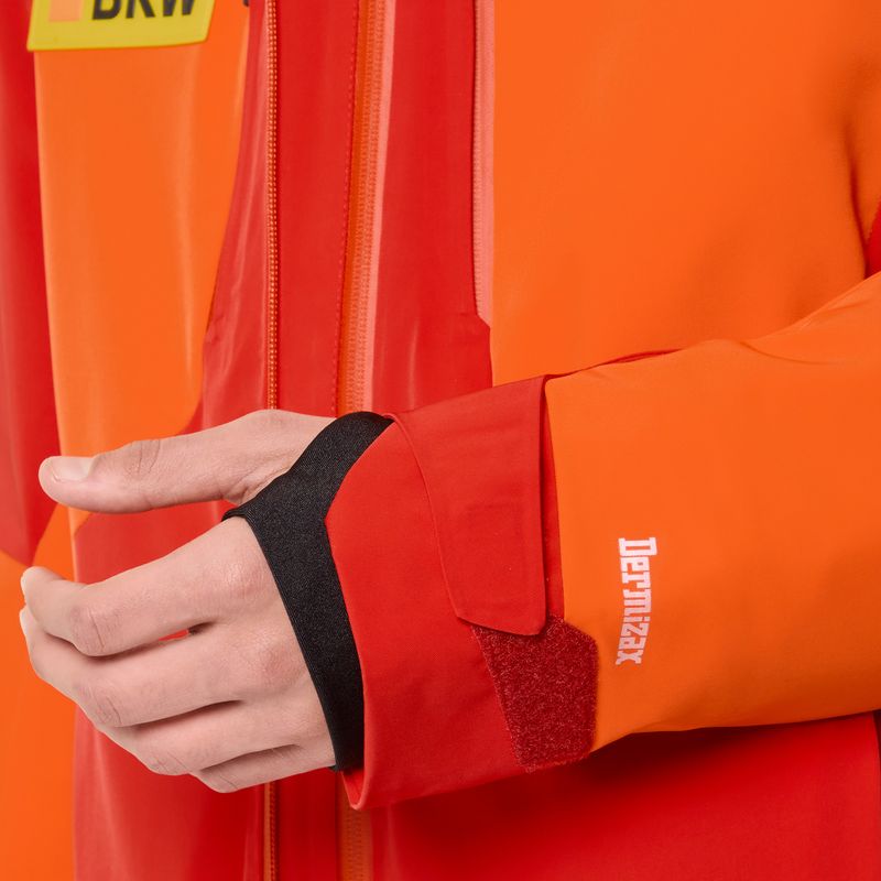 Pánska lyžiarska bunda Descente Swiss mandarin orange 11