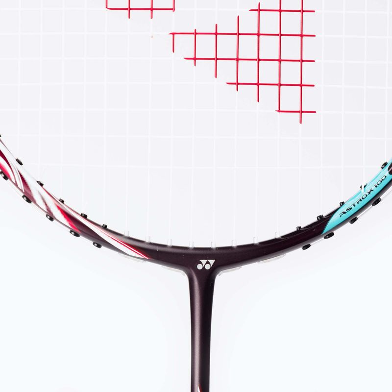 YONEX Astrox 100 GAME Kurenai bedmintonová raketa červená 5