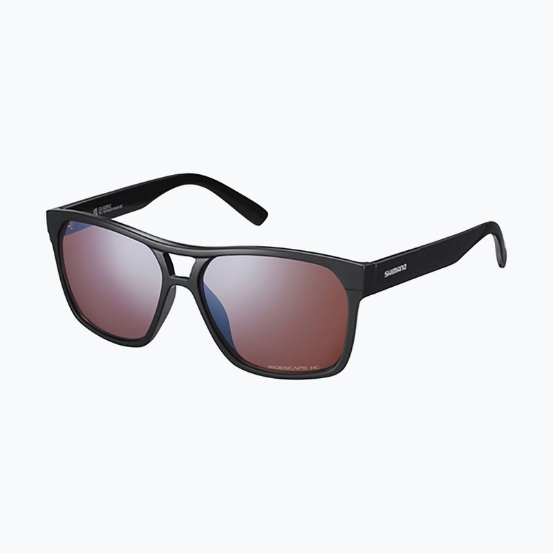 Slnečné okuliare Shimano CE-SQRE2 Square black/ridescape hc