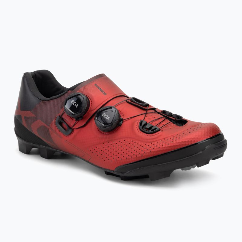 Pánska MTB cyklistická obuv Shimano SH-XC702 červená