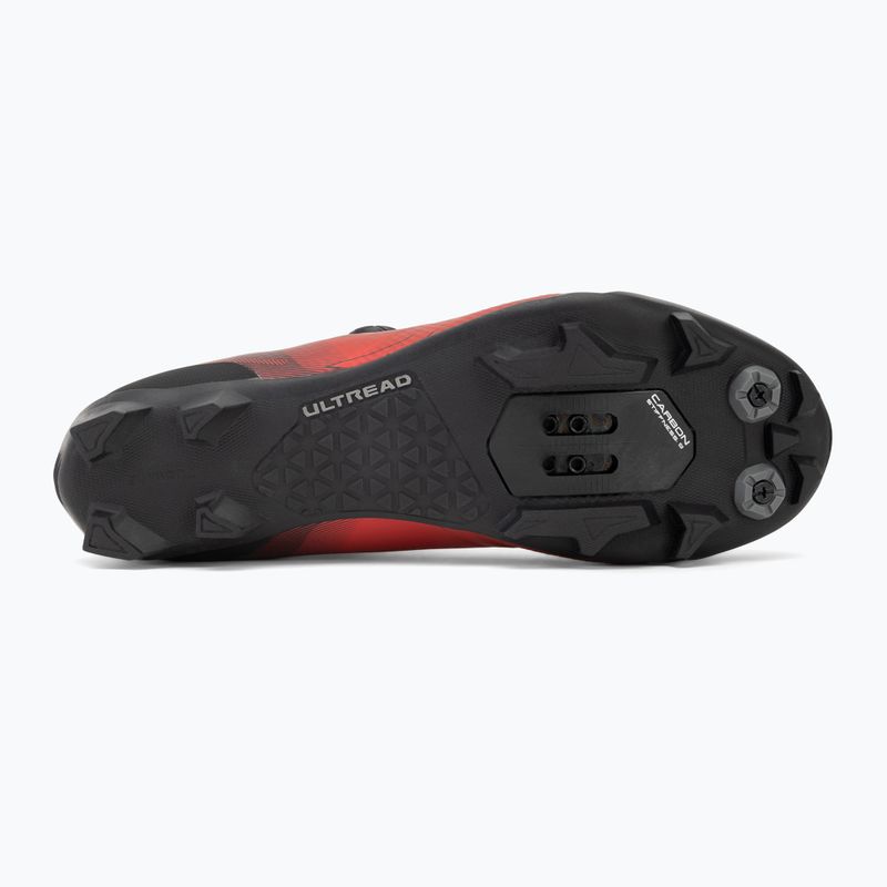 Pánska MTB cyklistická obuv Shimano SH-XC702 červená 4